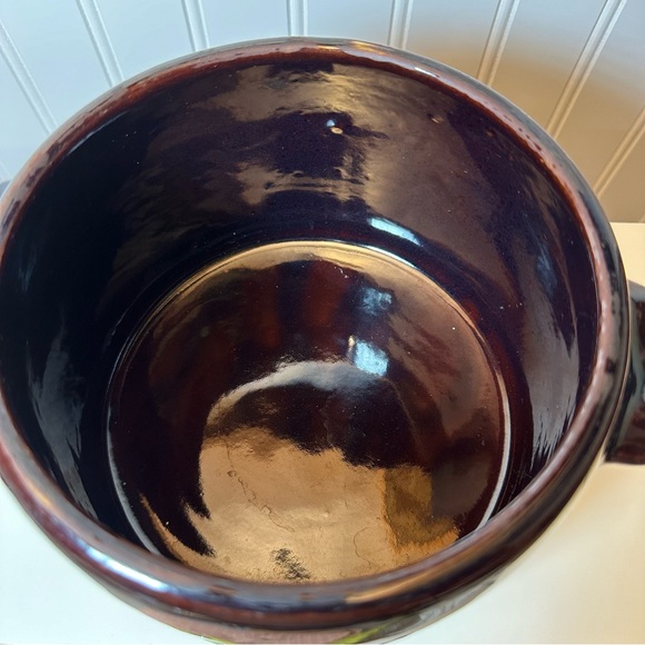 Vintage Brown Pottery Bean Pot or Crock by West Bend - Picture 5 of 9